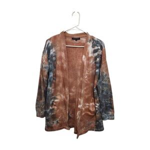 Ocean Drive Oversized Open Front Sweatshirt Cardigan XS